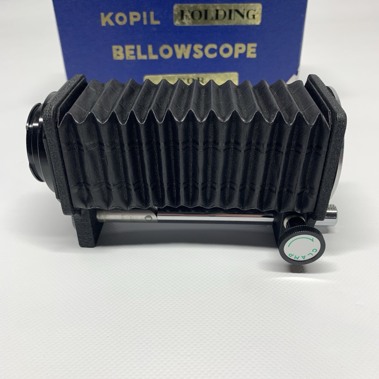 Kopil Folding Bellowscope for Exakta, Box + Instructions