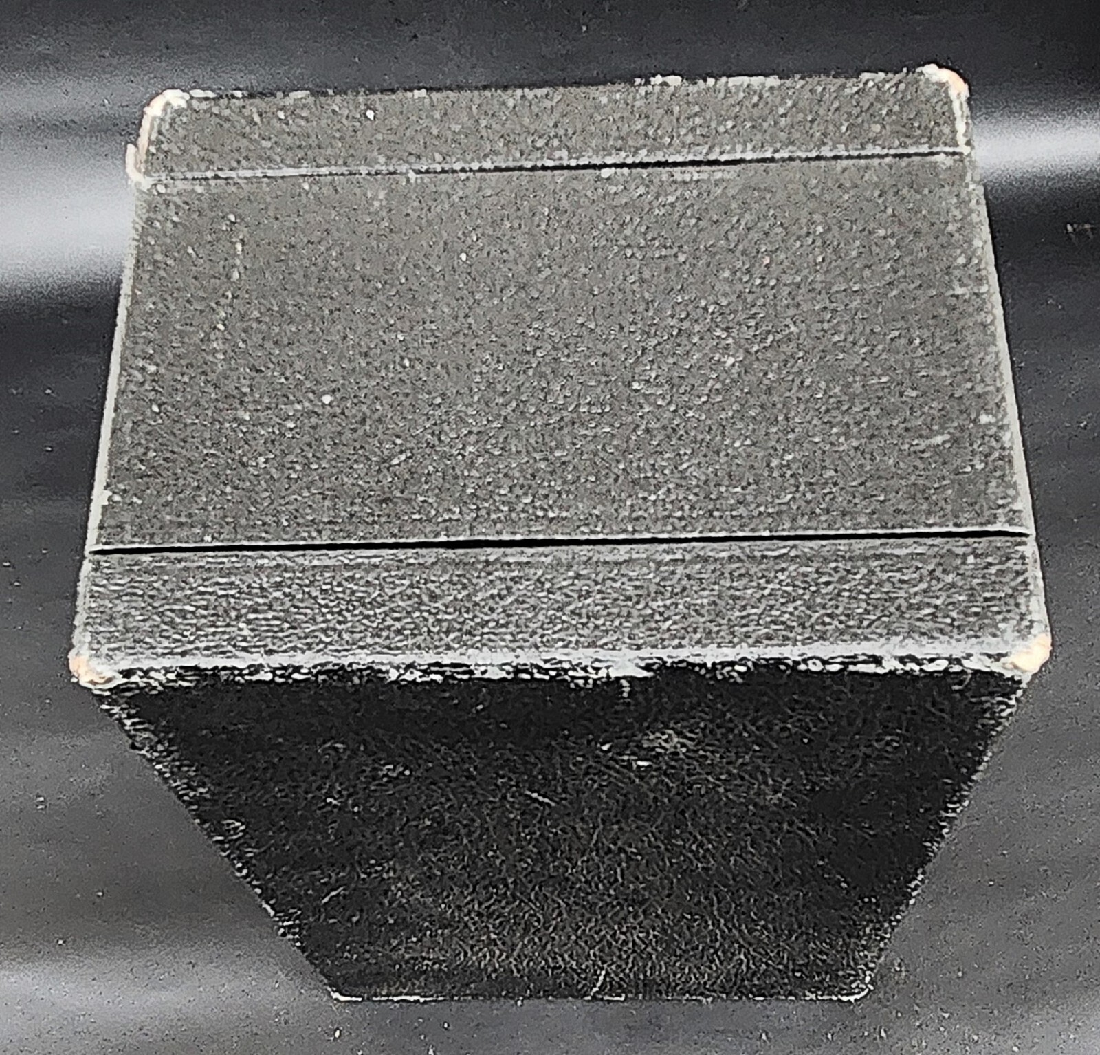 Vintage Black Faux Leather 200 Count 35mm Slide Case (VGUC)