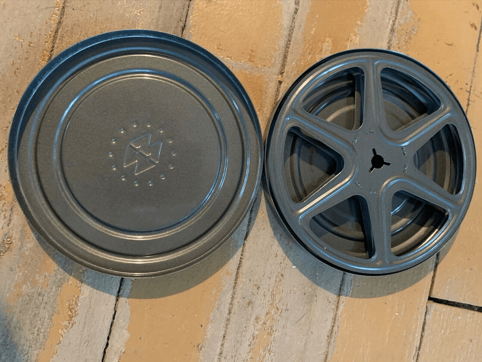 Vintage Film Reel 8mm Canister With Reel