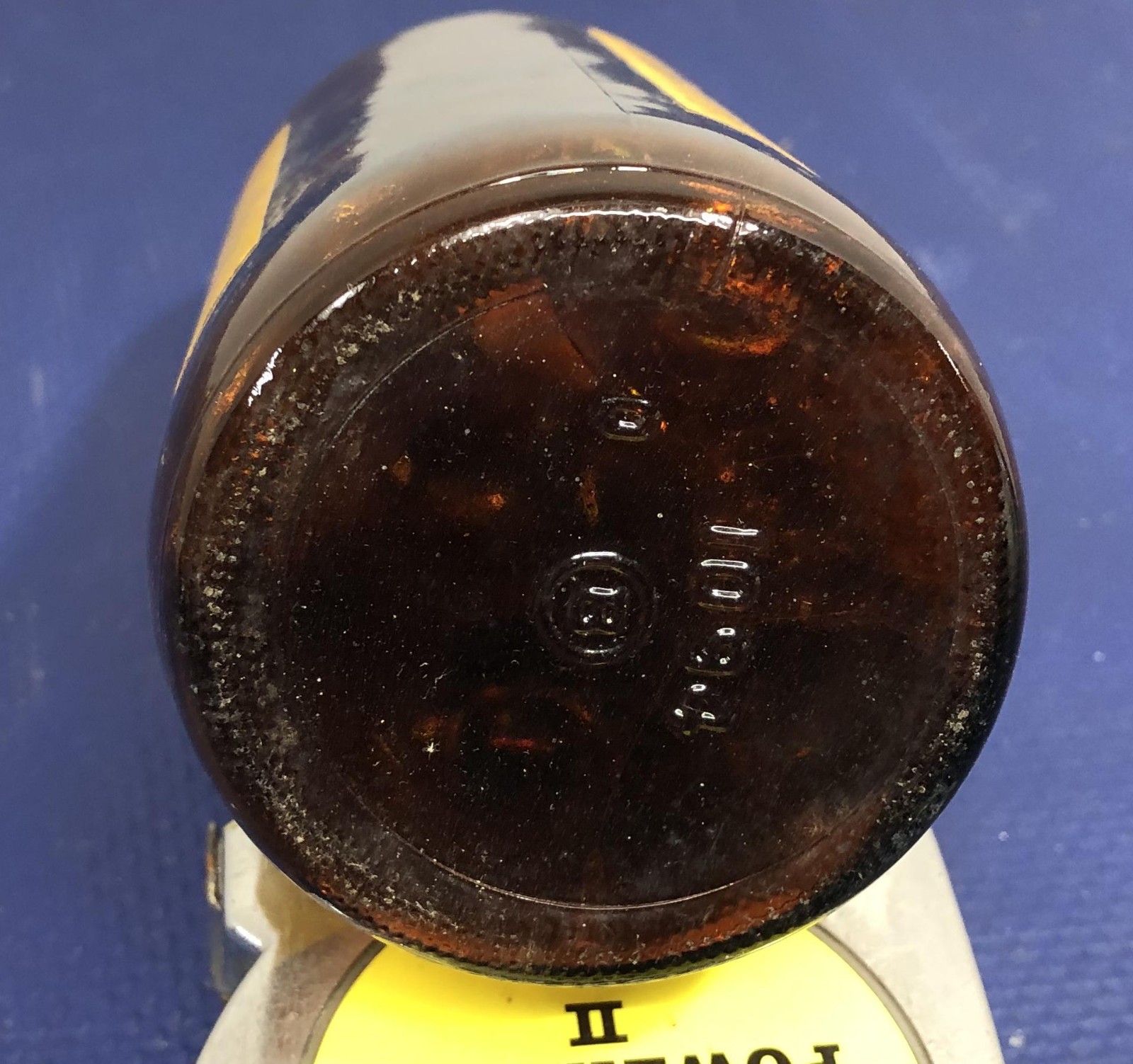 Kodak Lens Cleaner Brown Amber Glass Bottle 16 oz vintage camera