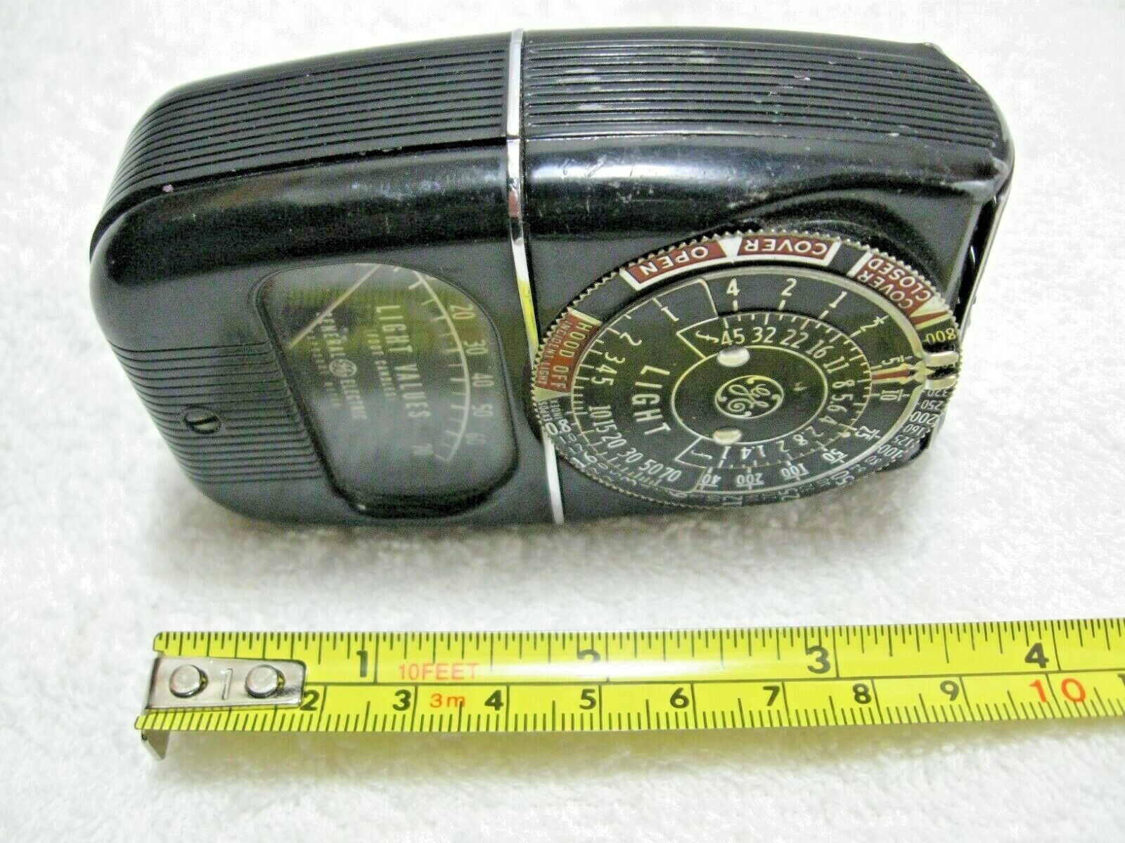 Vintage Collectible Camera GE Light Exposure Meter Model 8DW58Y4-Photographer!!