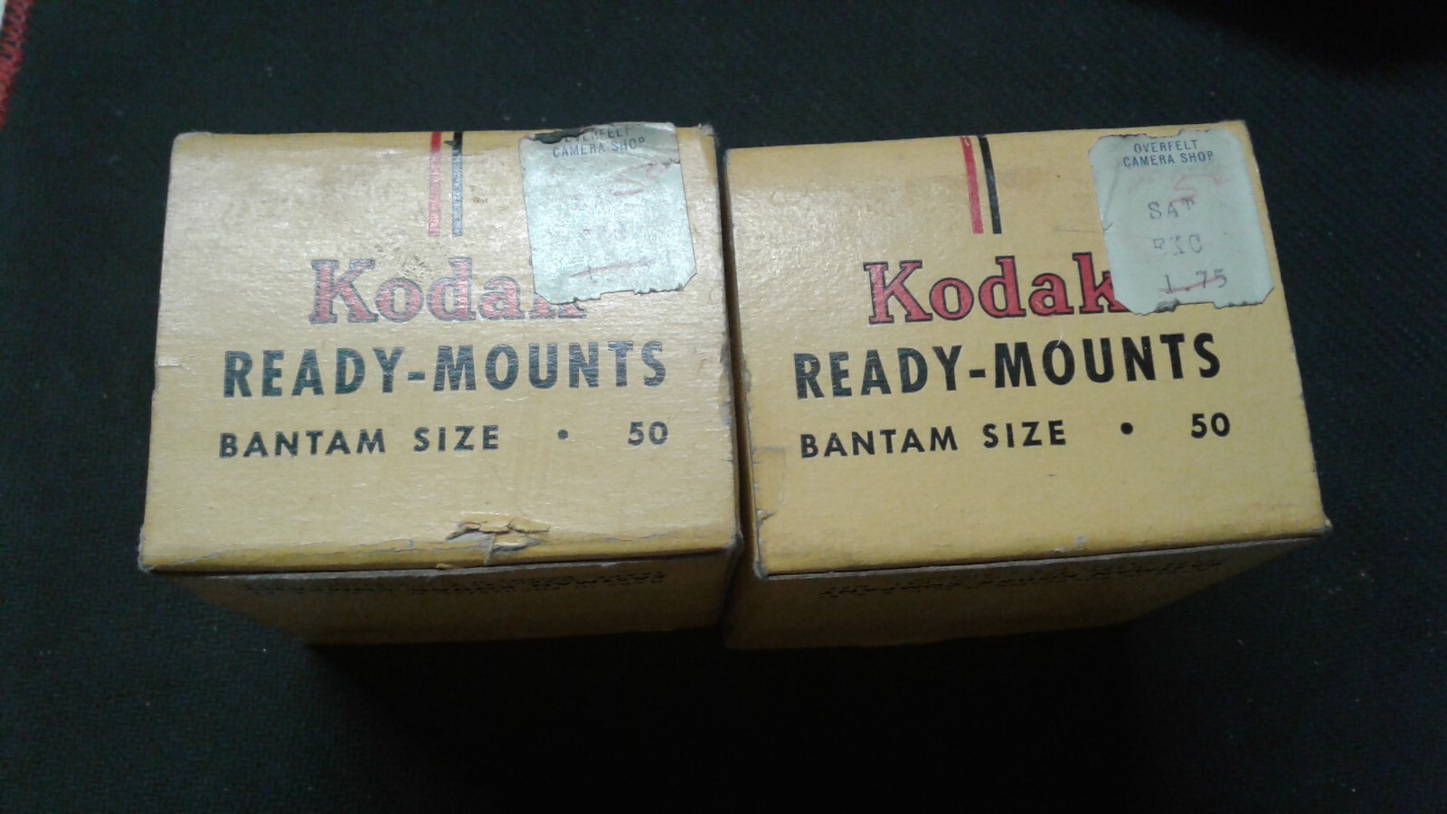Vintage Kodak Ready-Mounts BANTAM SIZE Slide Mounts – New Old Stock 100+ mounts