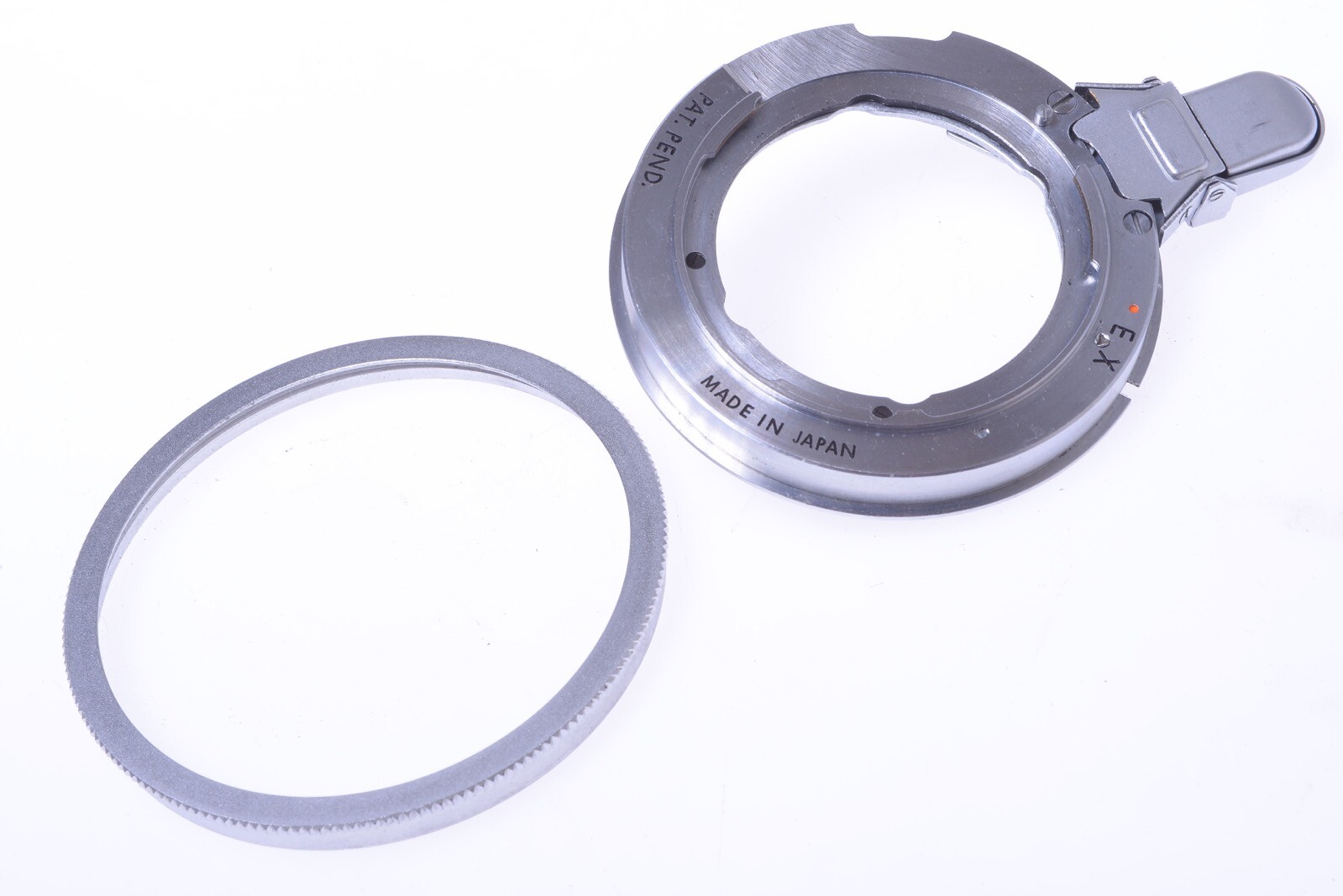✅ JAPANESE EX 59MM SCREW DIAMETER LENS ADAPTER TO EXAKTA CAMERA OUTSIDE BAYONET