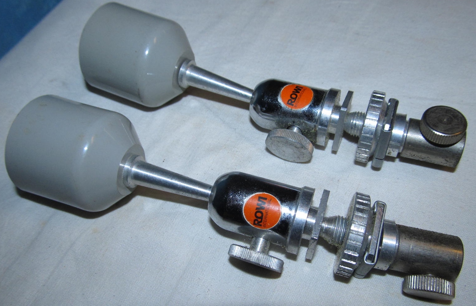 Lot Of 2 ROWI PRAZISION Camera Ball & Socket Shoe Holder Adapters J00246