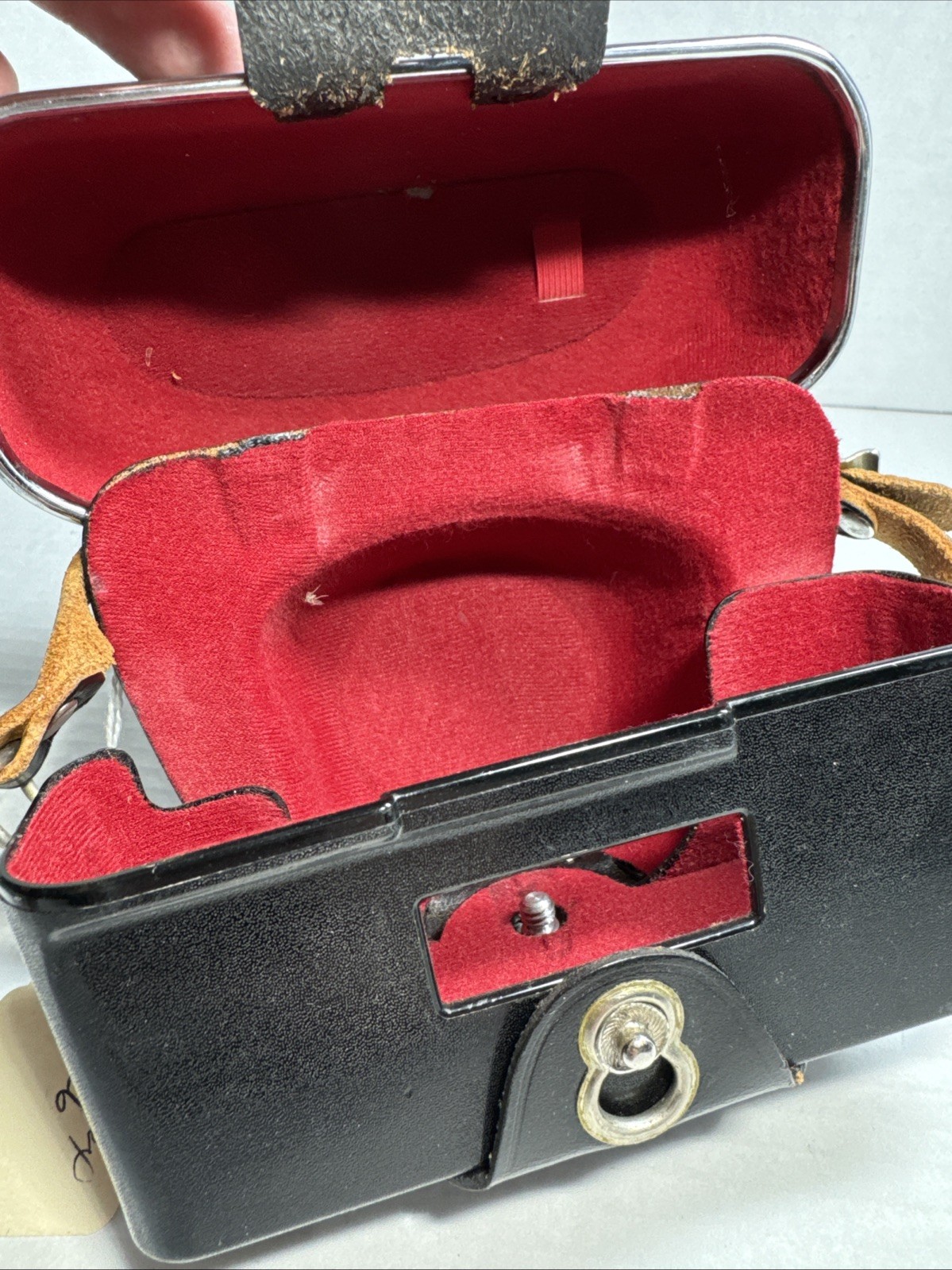 Zeiss Ikon Voigtlander Contaflex 126 Leather Camera Case Only NO CAMERA Blk