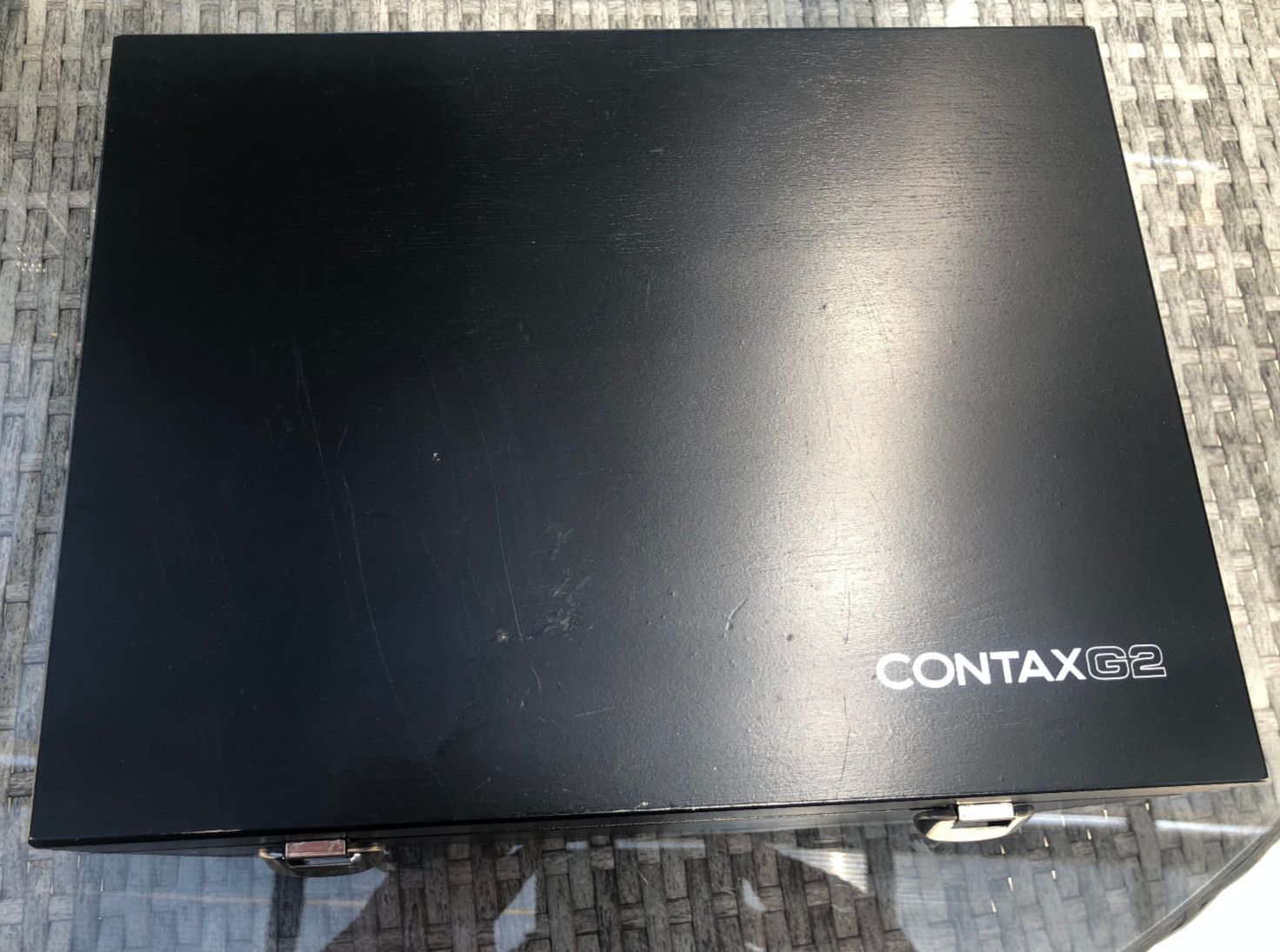 Contax G2 Wooden Presentation Box Black