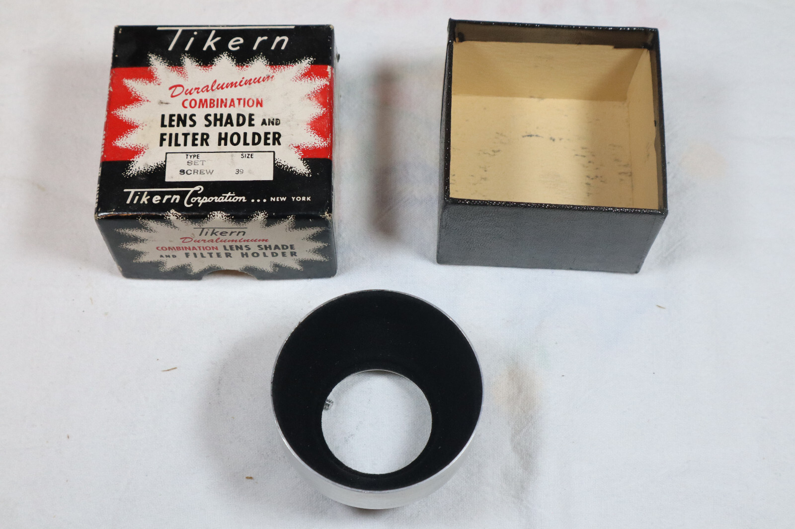 Tikern Duraluminum Combination Lens Shade and Filter Holder, Set Screw, 39mm