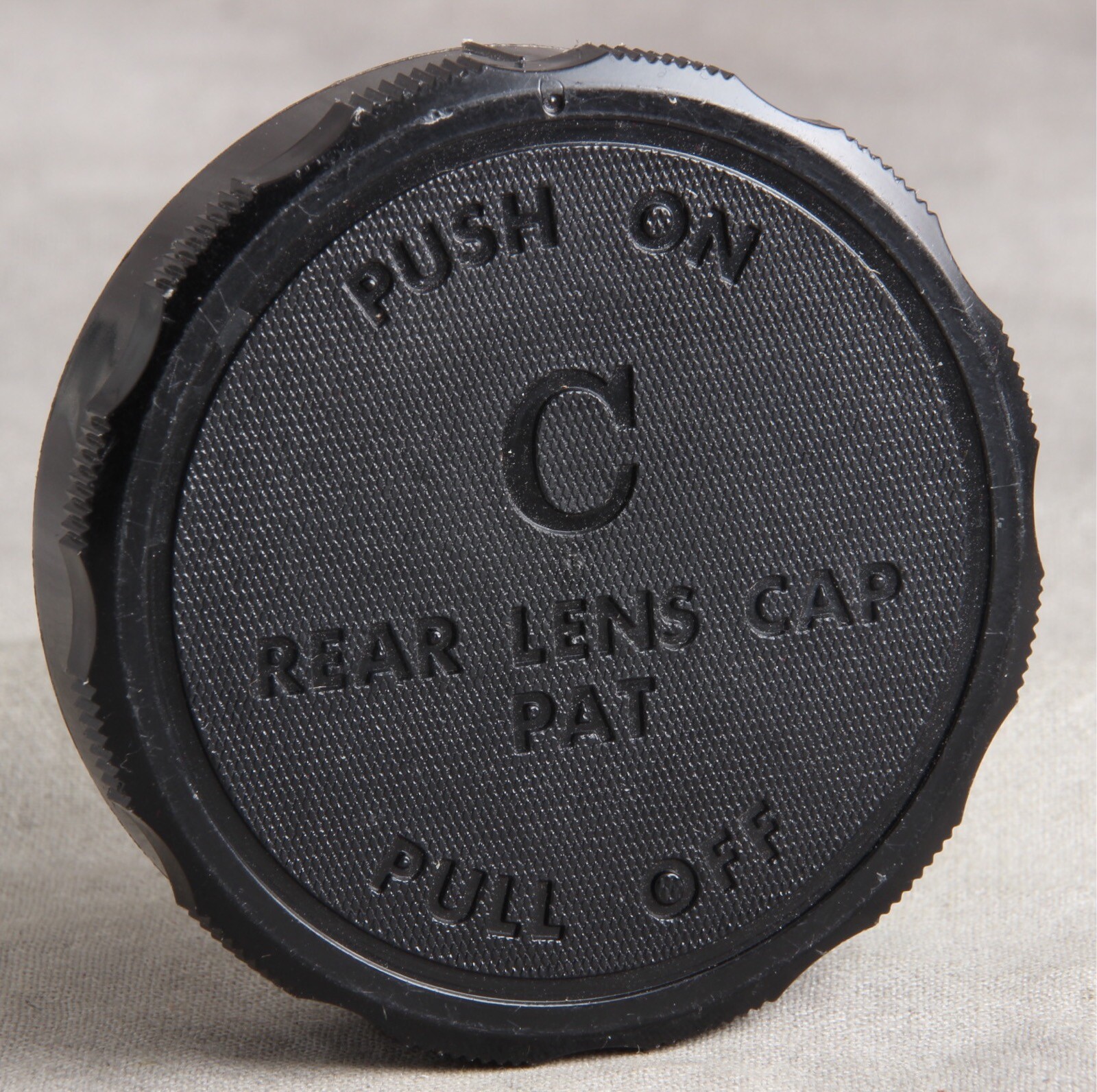 Vintage Generic Rear Lens Cap, Push On for Canon R or R, FL, for FD Lenses?