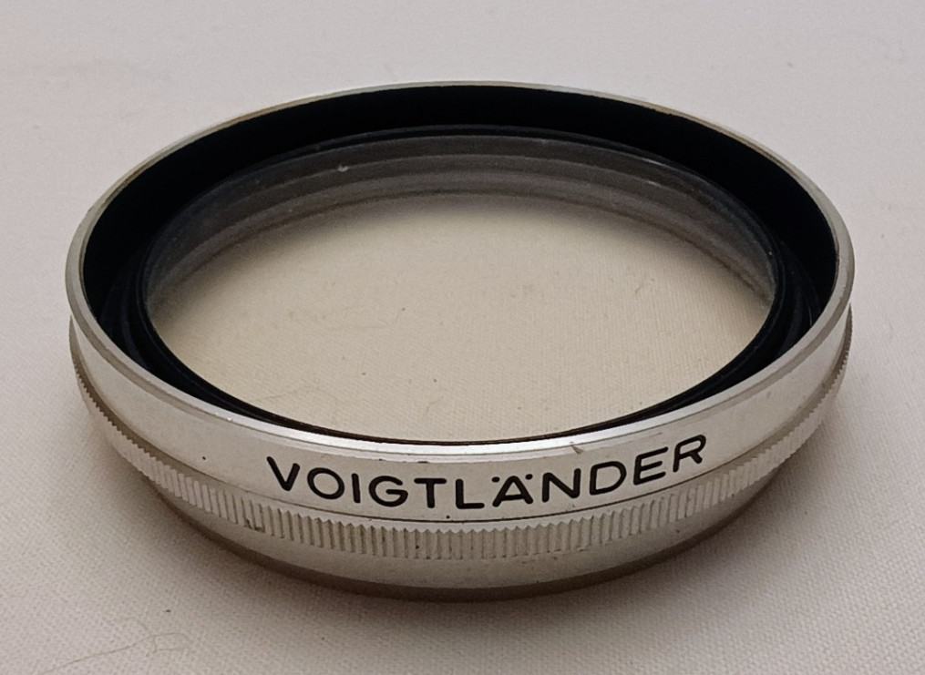 Vintage Voigtländer Voigtlander 317/49 UV Filter for 50mm f/1.5 Nokton Lens-Nice