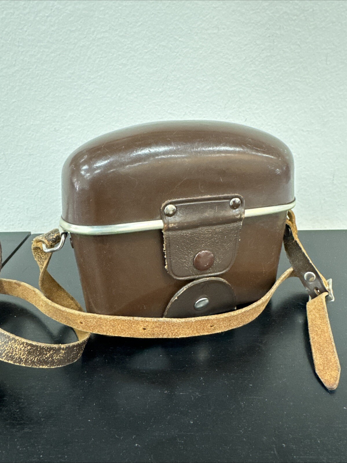 Vintage Zeiss Ikon Brown Leather Case