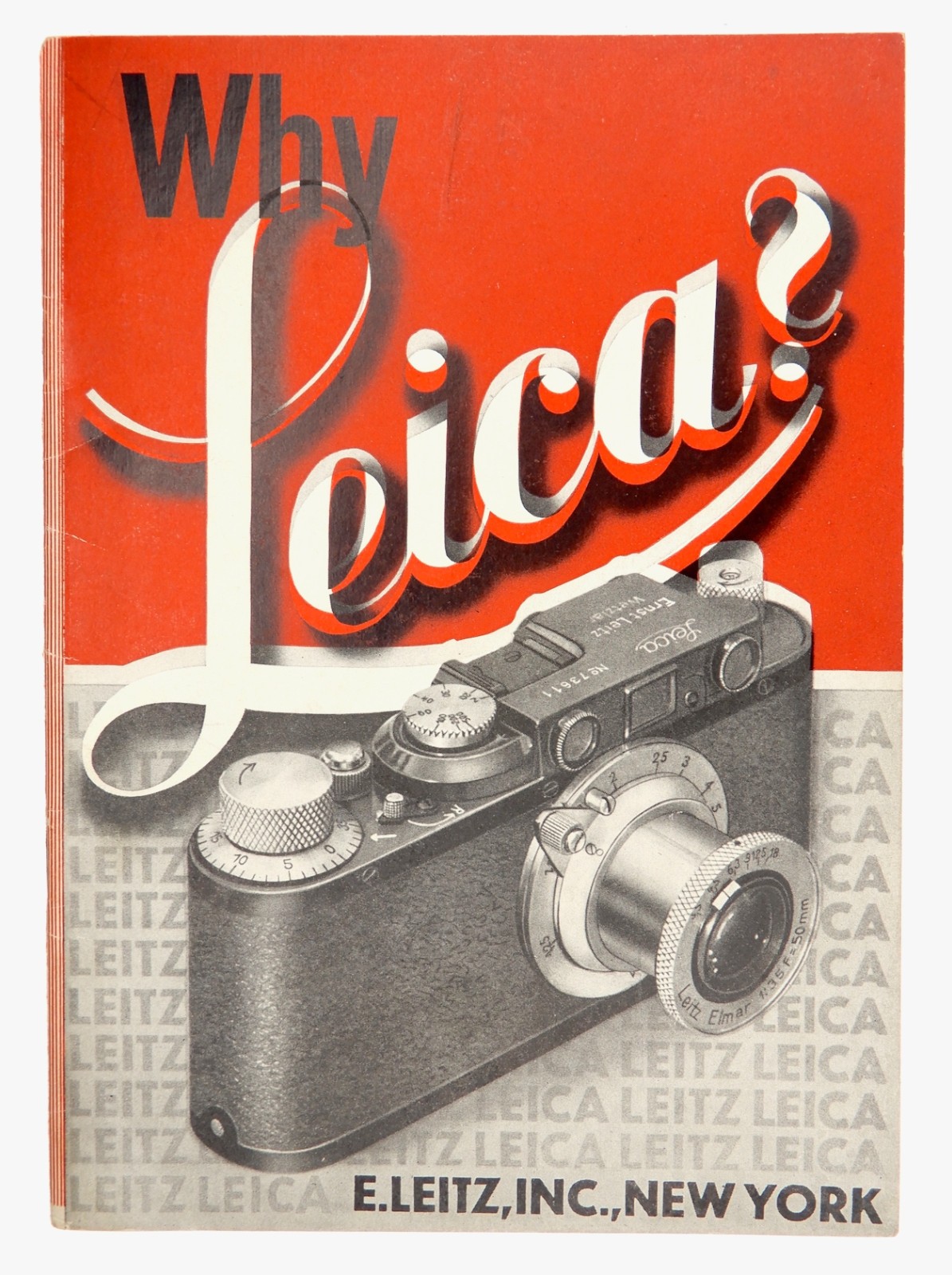 Why Leica Booklet 1213 for Leica II Model D Period,by E.Leitz Inc.,New York #2