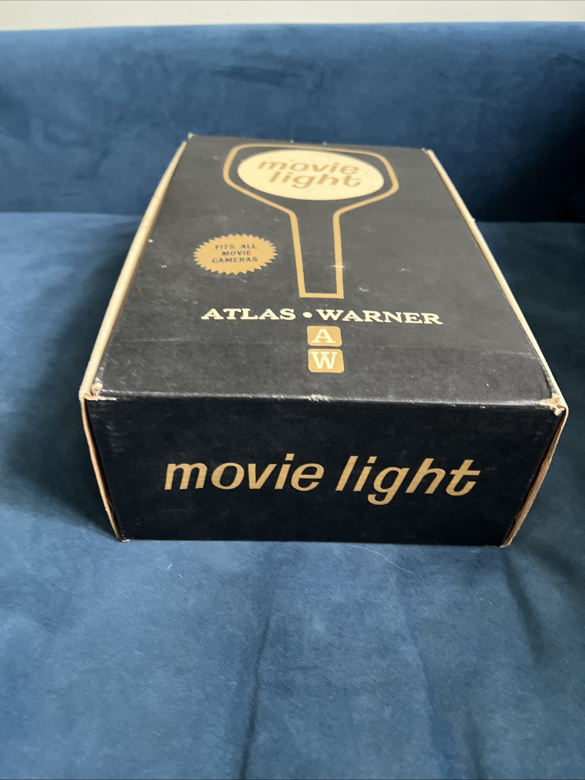 Vintage Atlas Warner 650W Movie Light #1210 in Original Box