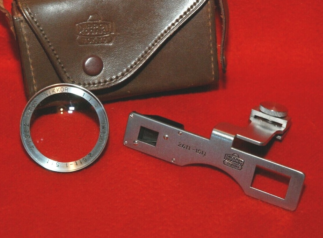 Nikon S Rangefinder SP Close Up Auto UP For Nikkor 5cm F4 MINT,Original Case