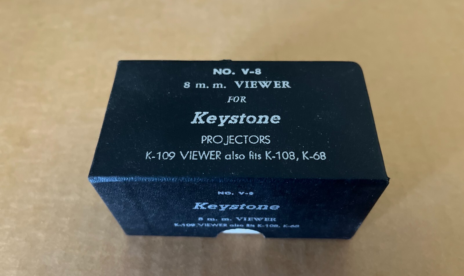 VINTAGE KEYSTONE PROJECTORS NO. V-8 8MM VIEWER FOR K-109 K-108 K-68