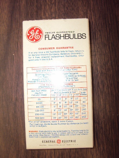 3 Packages Vintage GE NOS Flashbulbs M2B – 36 bulbs