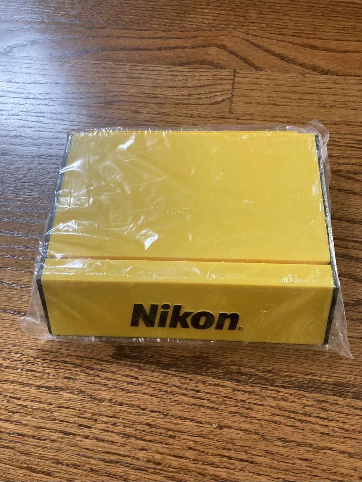 Rare Original Nikon Plastic Store Display Stand Yellow/Black Brand NOS