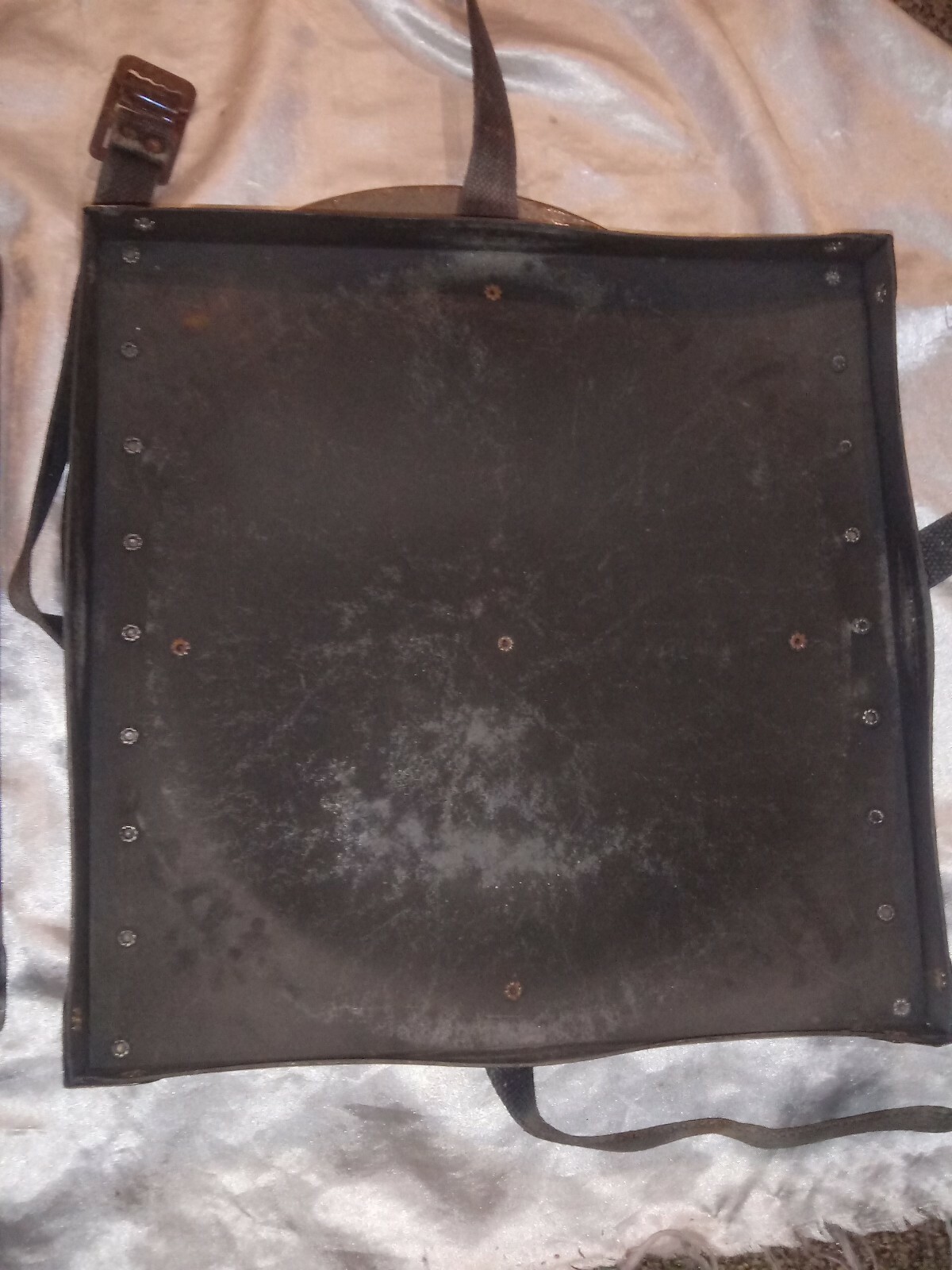 RARE VINTAGE SPAULDING FILM CO GENUINE HARD VULCANIZED TRUNK FILM CASE & REEL
