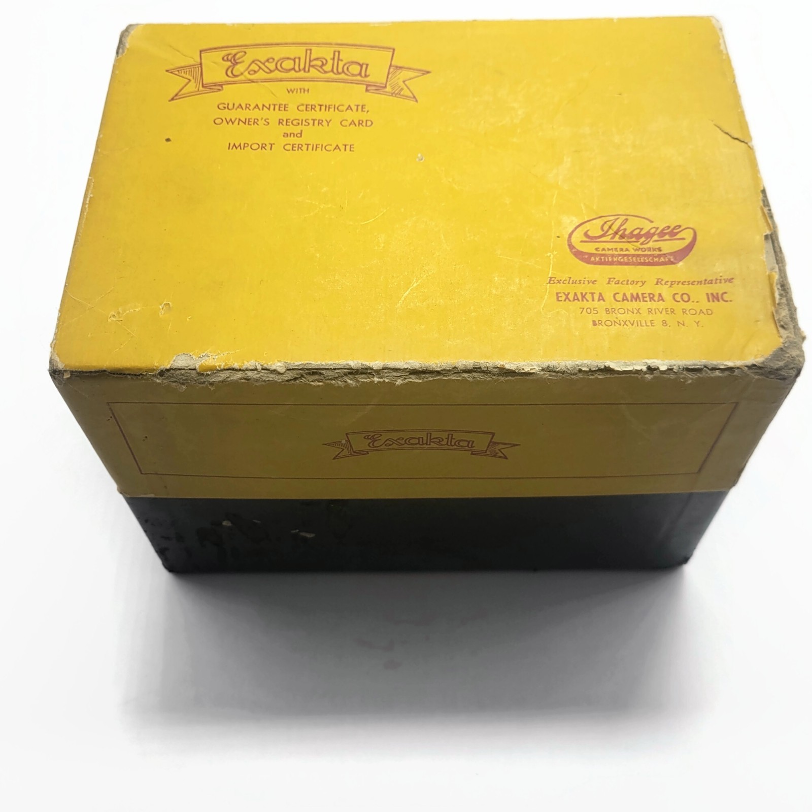 Vintage 1960s Ihagee Exakta Model VX Camera Box Only* Dresden Germany