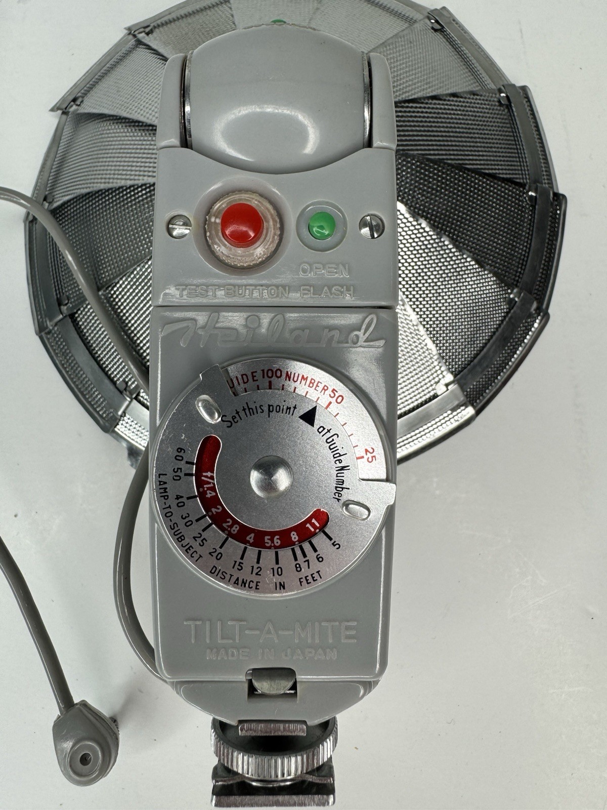 Honeywell Heiland Tilt-A-Mite Folding Fan Flash Original & Adjustable L Bracket