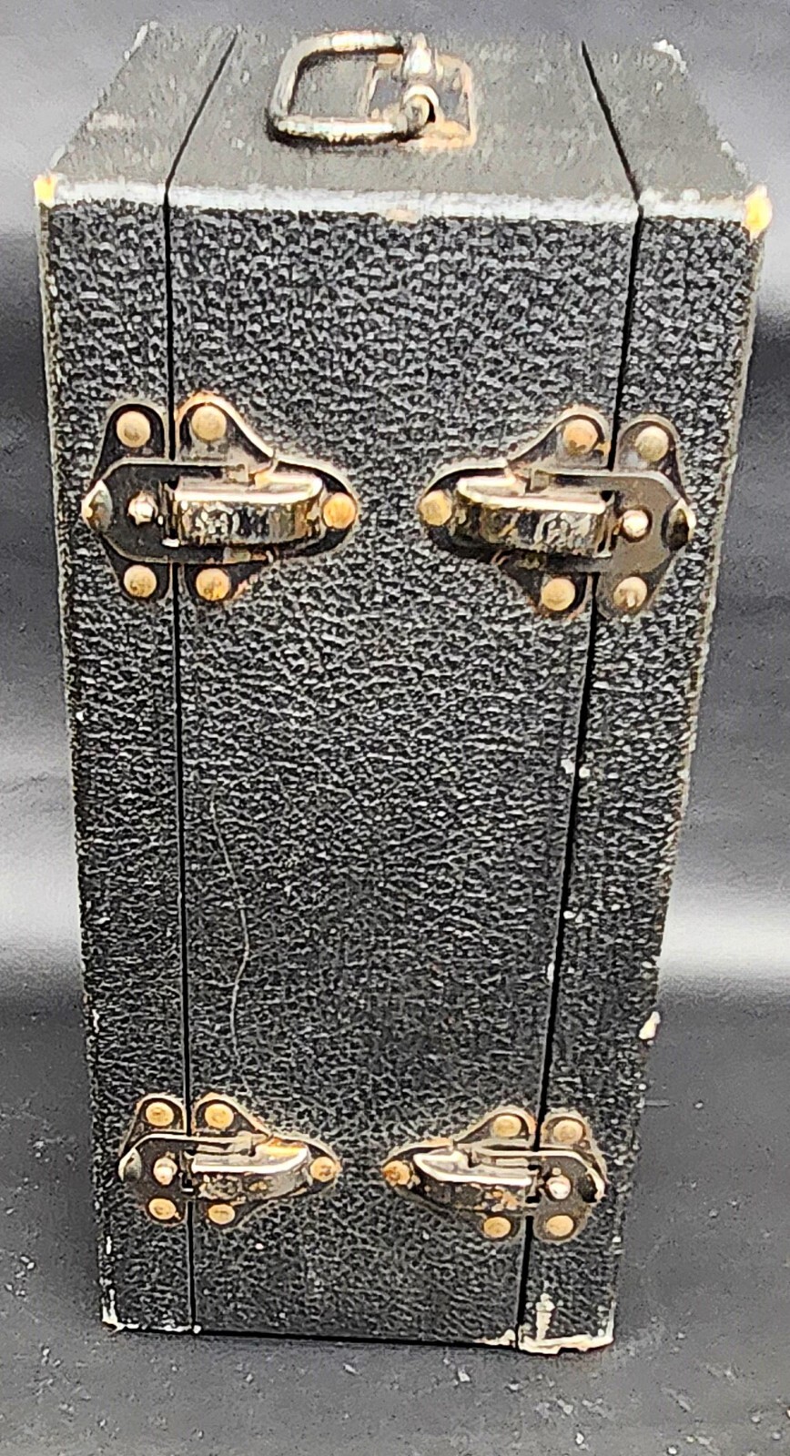 Vintage Black Faux Leather 200 Count 35mm Slide Case (VGUC)