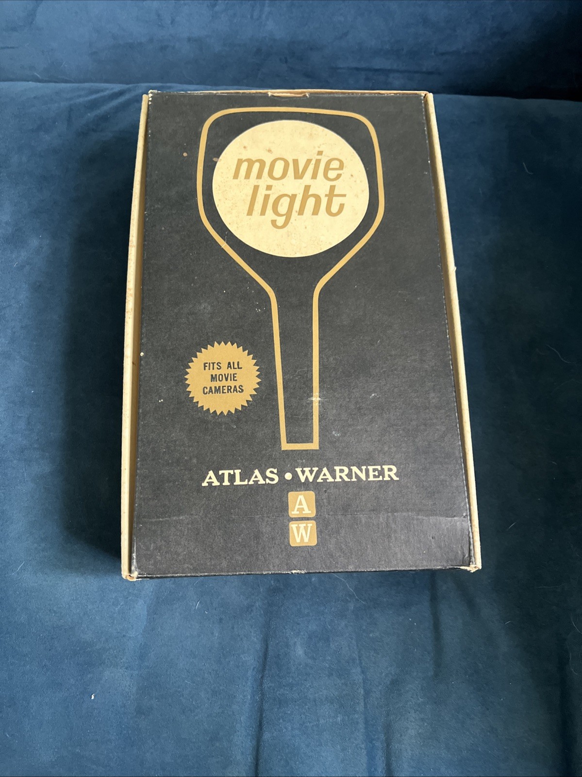 Vintage Atlas Warner 650W Movie Light #1210 in Original Box