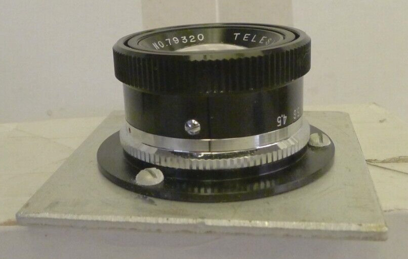 Telesar 1:4.5 f=105mm Enlarging Lens – Vintage – Made in Japan – Works