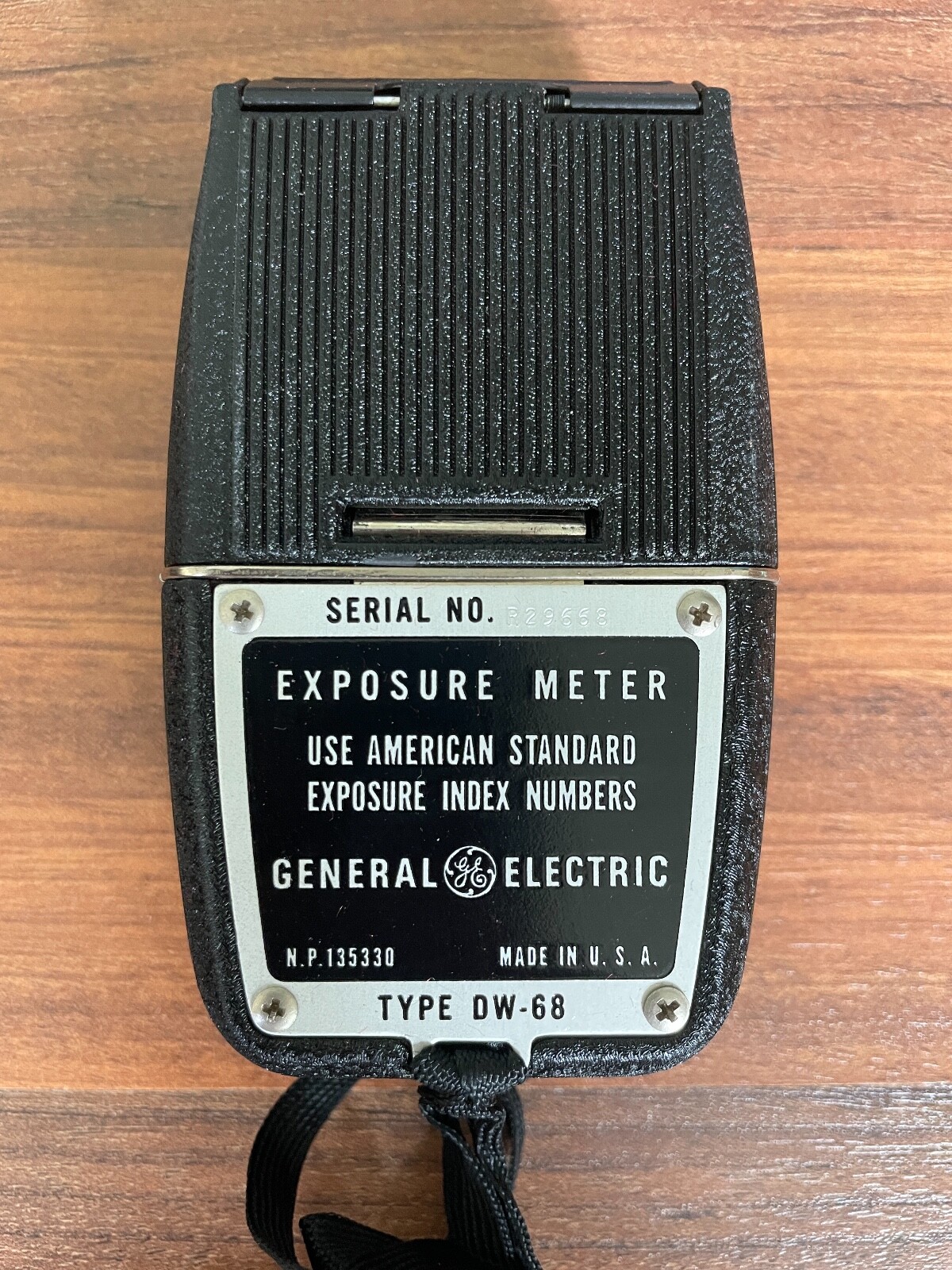 Vintage 1940s General Electric Light Exposure Meter DW-68 USA Case & Manual