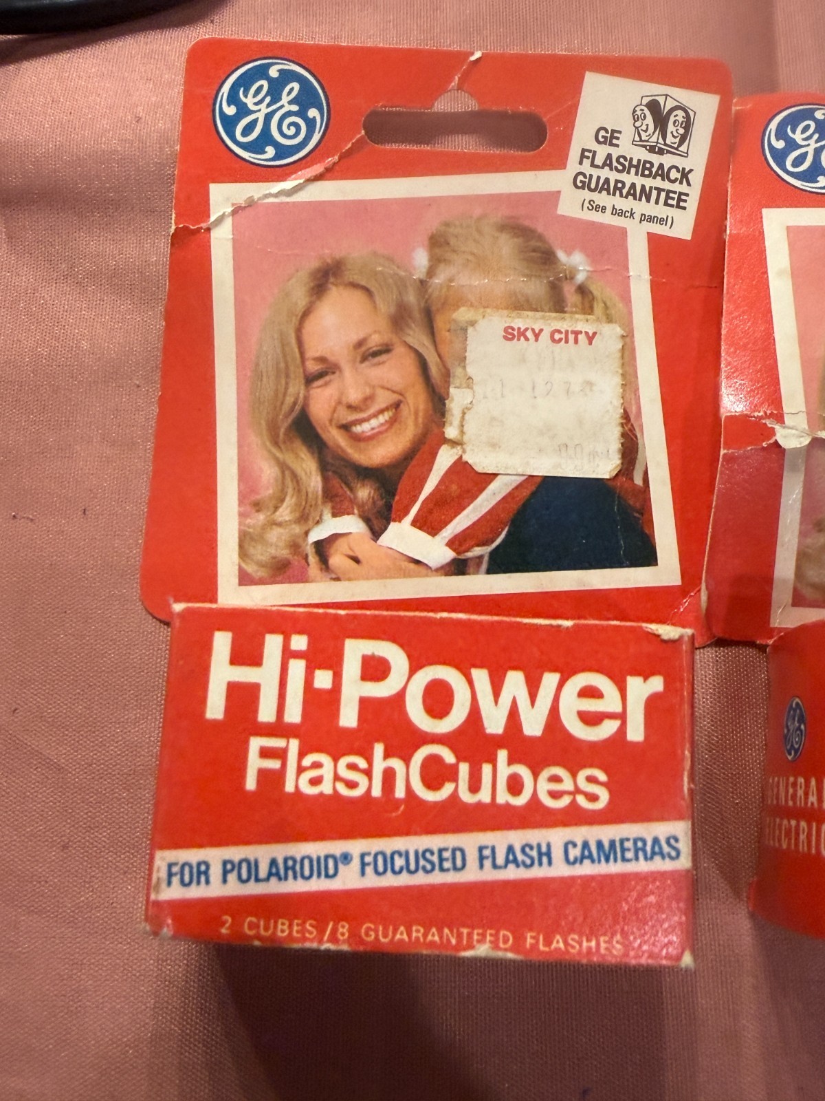 Vintage Unused GE Hi Power FlashCubes for Polaroid Flash Camera 4 Total Cubes
