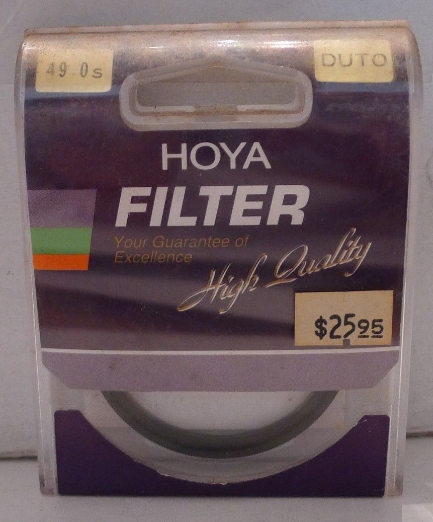 Hoya DUTO 49mm Filter +Product Case – NEW – Made in Japan