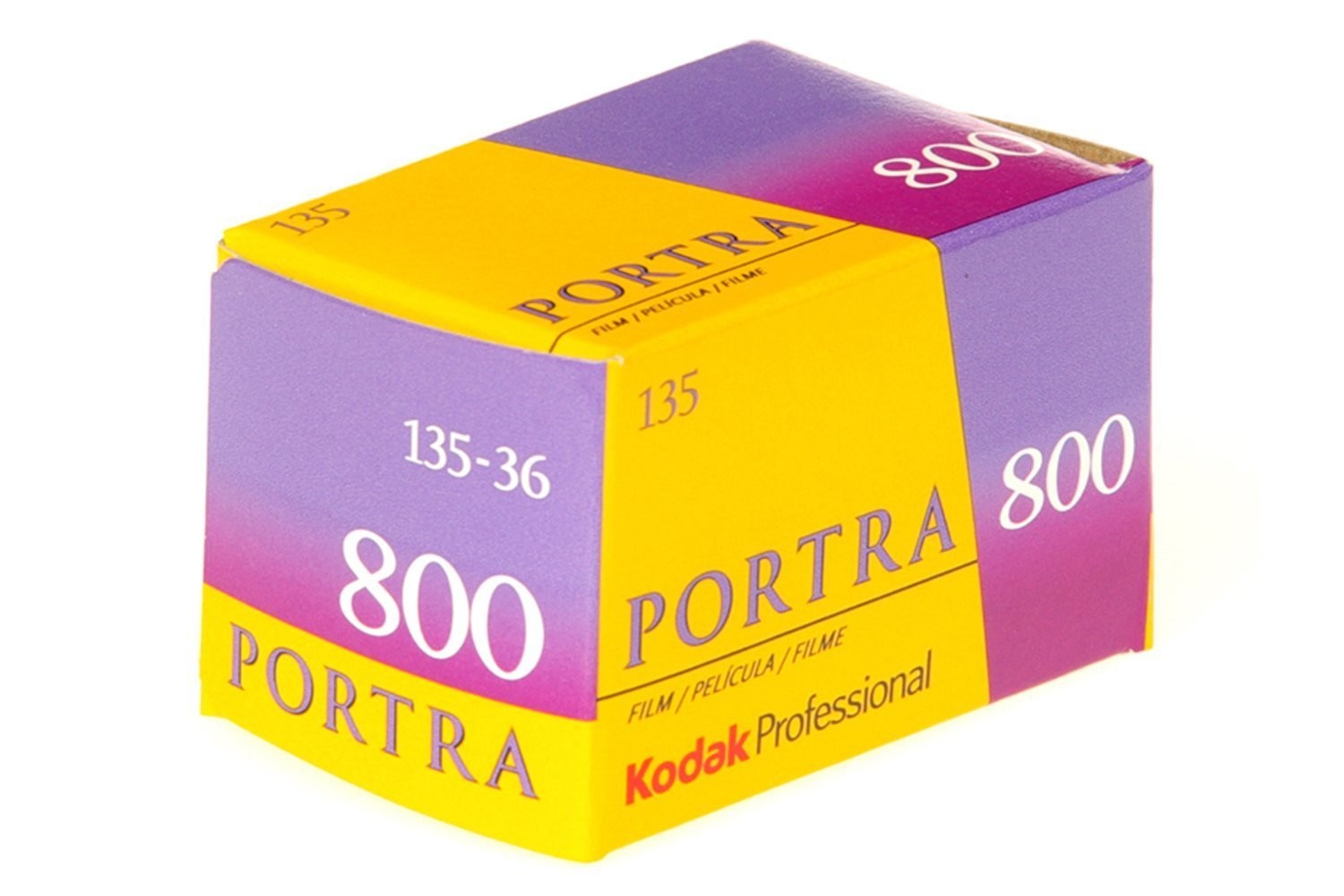 Pack of 3 Kodak 145 1855 Professional Portra 800 Color Negative Film ISO 800