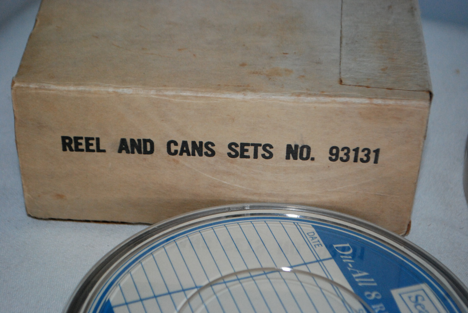 Vintage SEARS Du-All 8 Reel and Can Set PACK OF 3 New in Orig. Packaging NOS