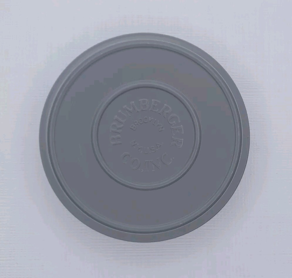 Brumberger 5″ Grey Metal Reel Case