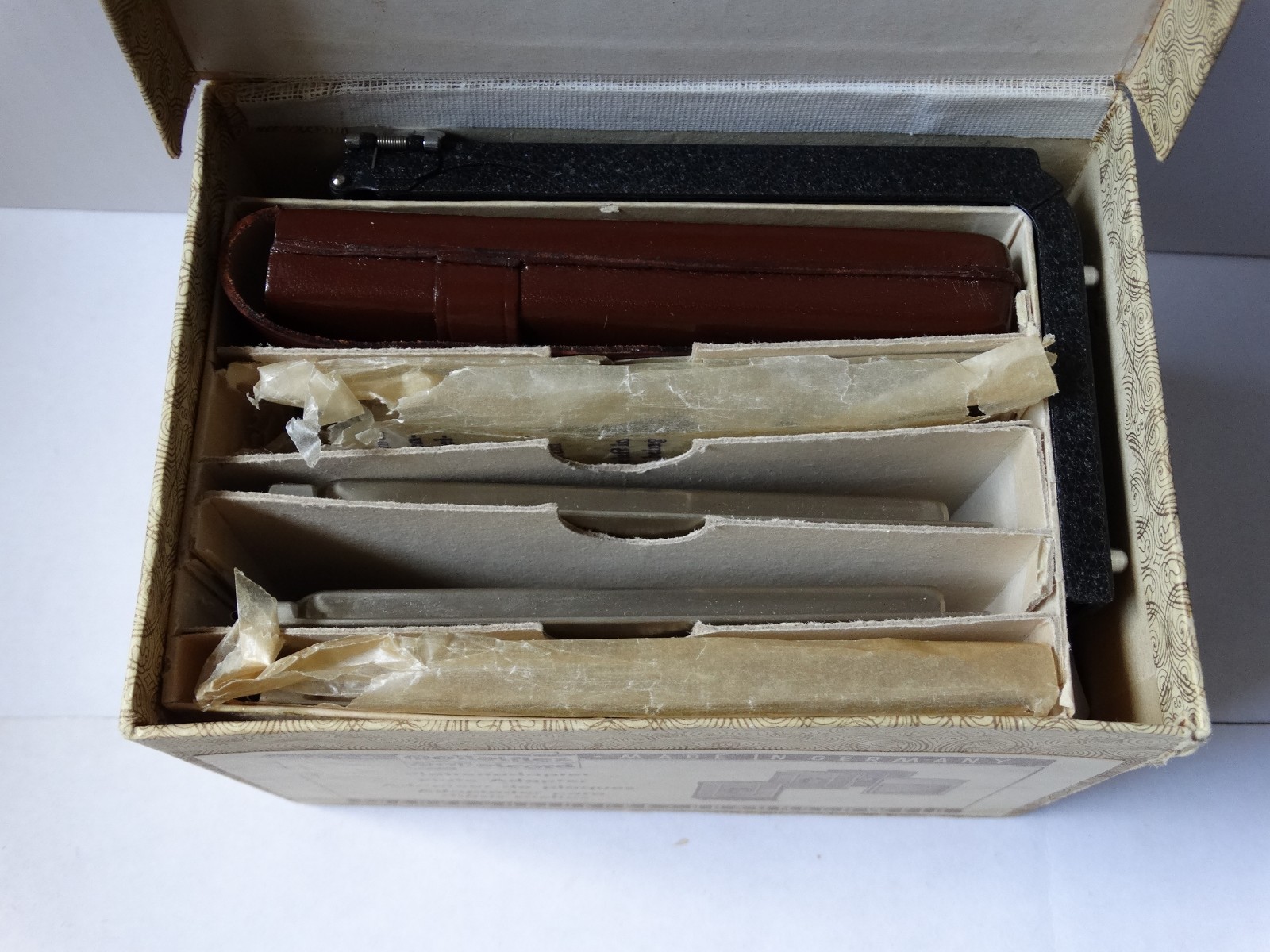 Rolleiflex Rolleicord Plate Adapter Set (12) w/ Orig Box, Germany – New, Un-used
