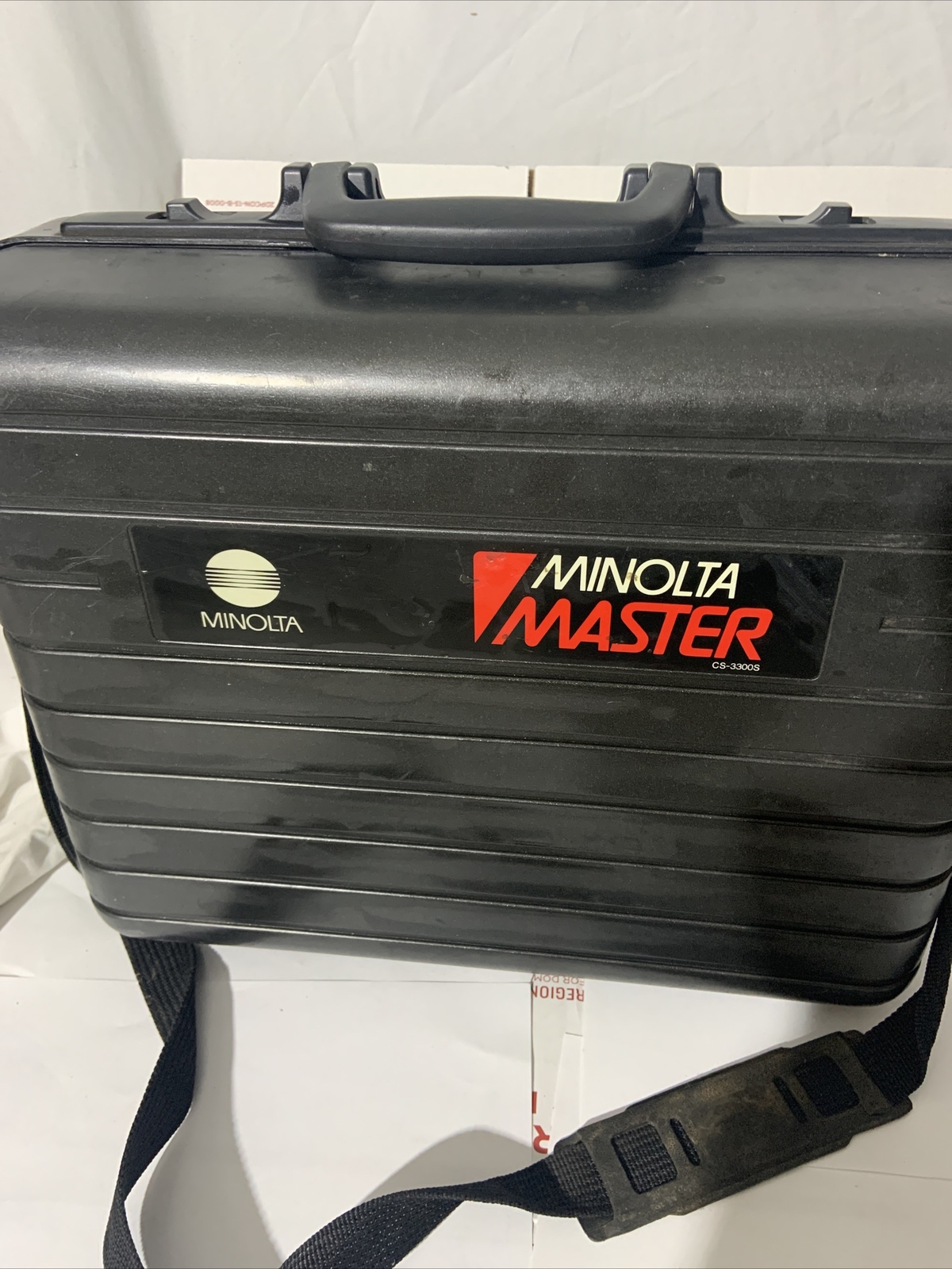 minolta cs-3300s Hard Case And Viedo/power Cables And Box