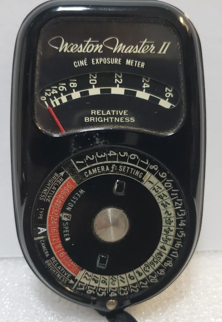 Vtg. Weston Master II Western Elec. Inst. Corp Universal Exposure Meter & Case
