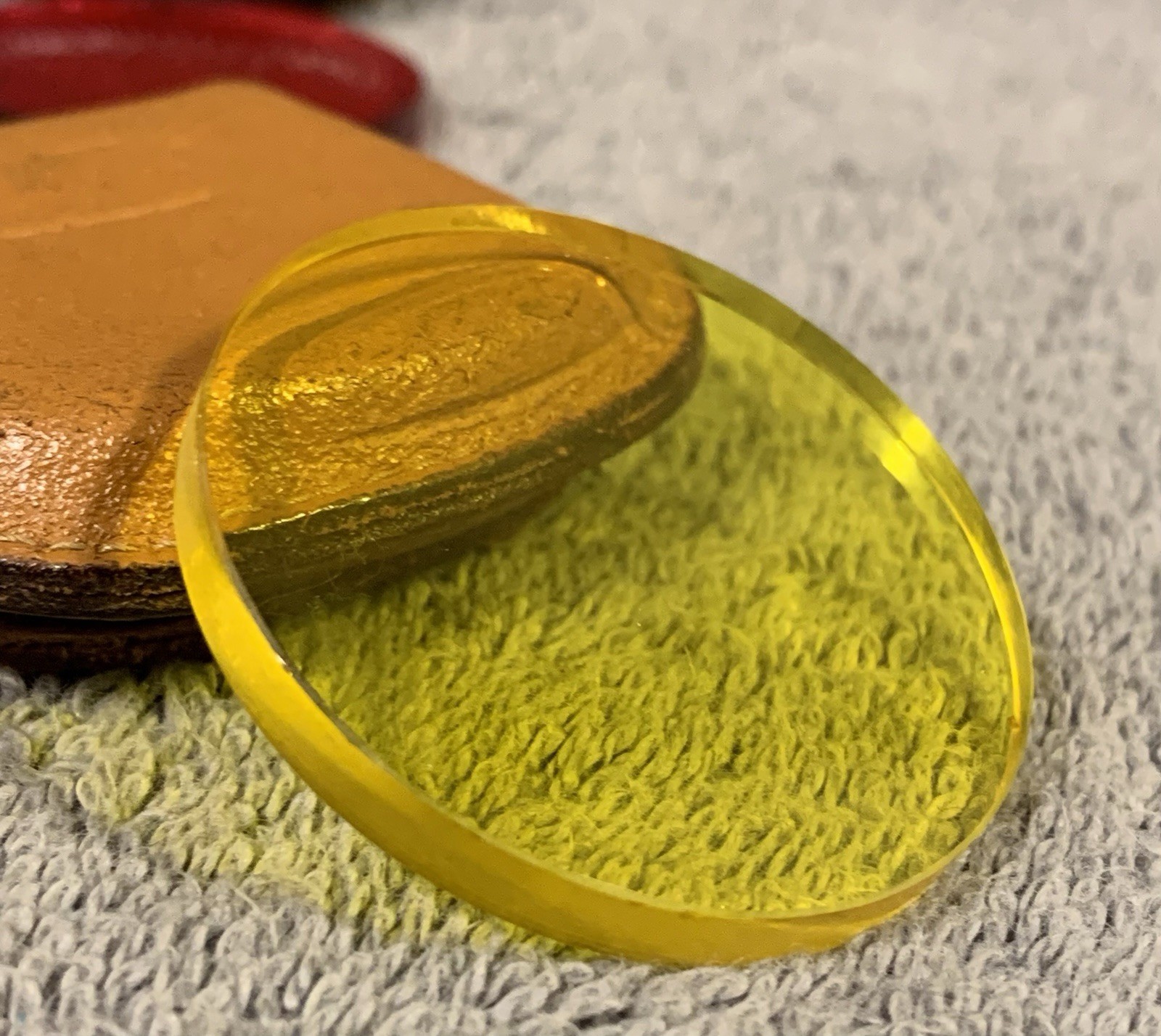 Camera Filters with Pouches OMAG Red And Yellow Drop In Vintage 1950s