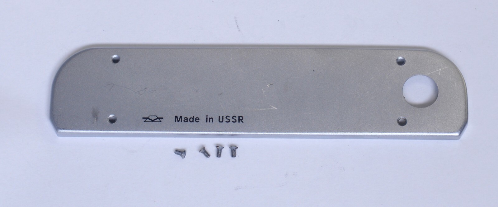 ZENIT E Bottom Cover Plate w Screws Vintage SLR 35mm Film Camera Parts USSR
