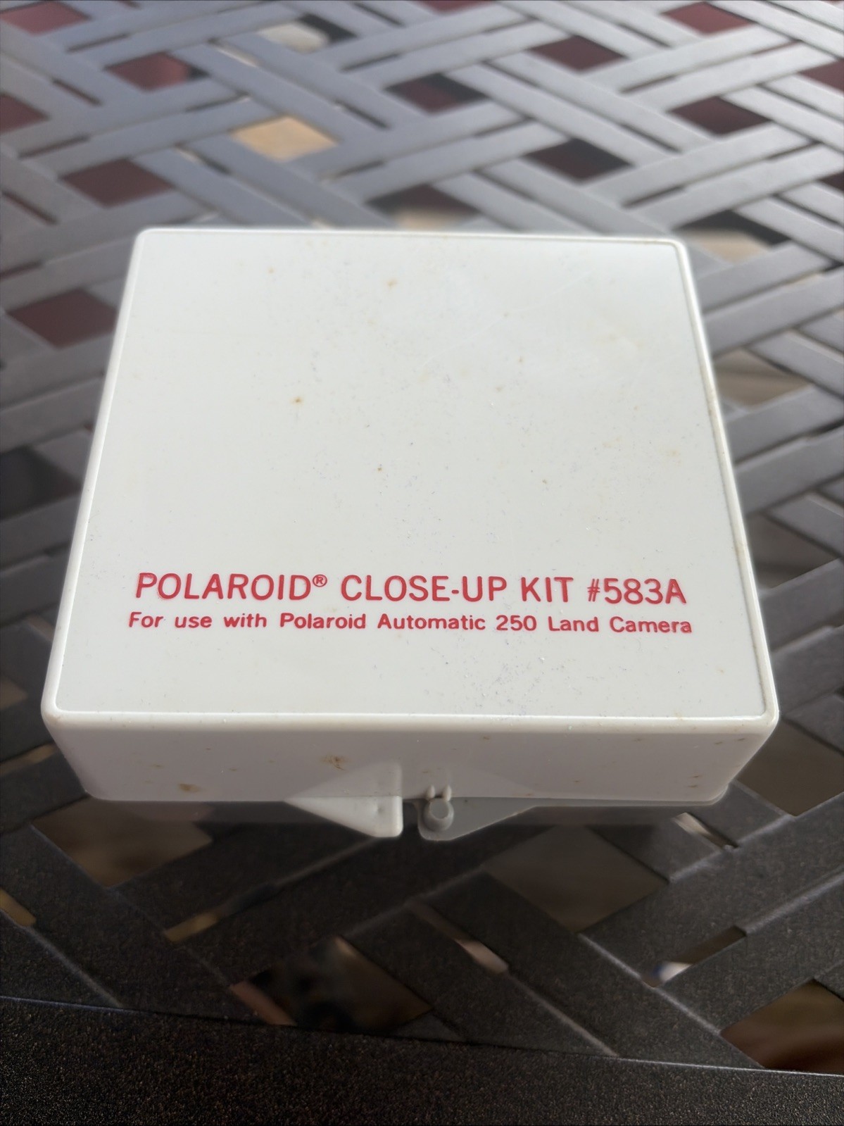 Vintage Polaroid Close-Up Kit #583A with Manual & Case For 250 Land Camera