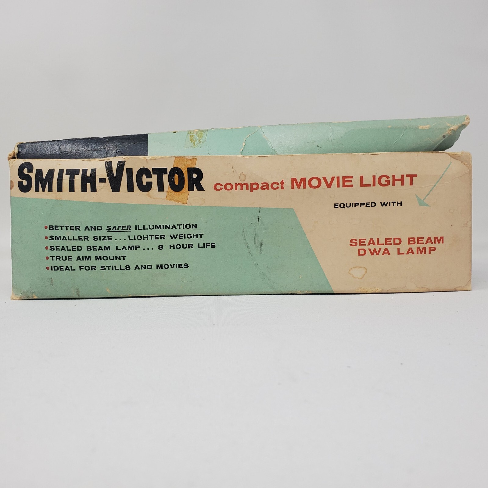 Smith-Victor Model L-5 Compact Movie Light Vintage 1962 GE Beam Tested Works