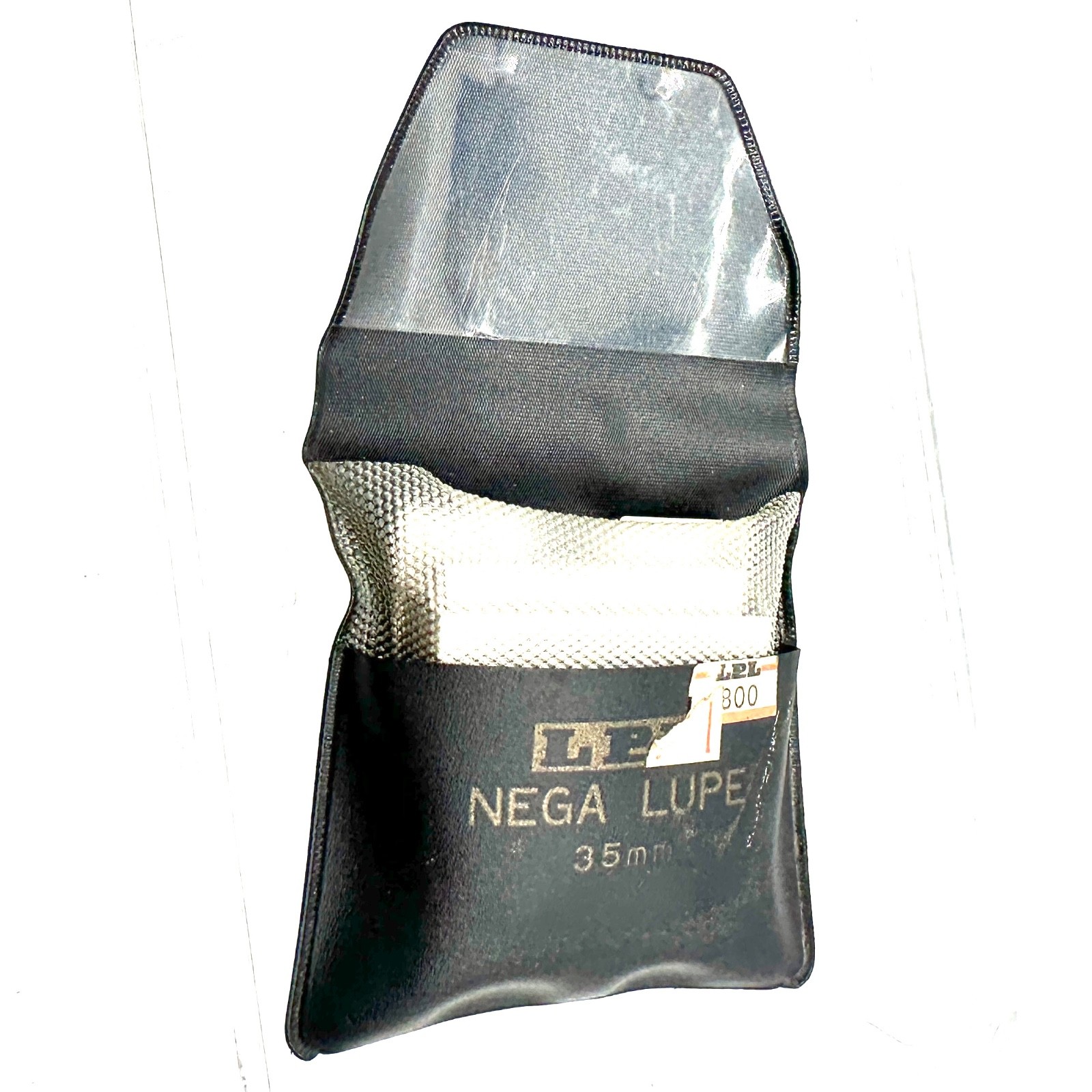 LPL NEGA LUPE Metal Folding Loupe for 35mm Negatives with Pouch Near Mint+