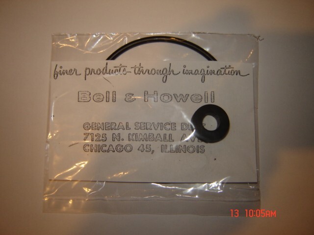 8mm Bell & Howell 400 Series Projector,MOTOR Belt,Rubber Feed TIRE,Instruction