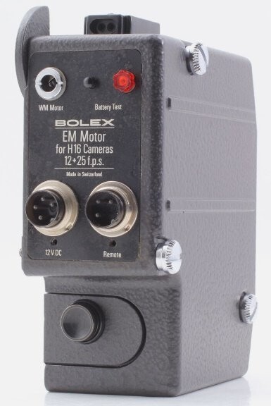 Bolex MM Power Cable for TXM-26, EL, EM & later ESM w/ WM jack, ~0.3m (1ft)