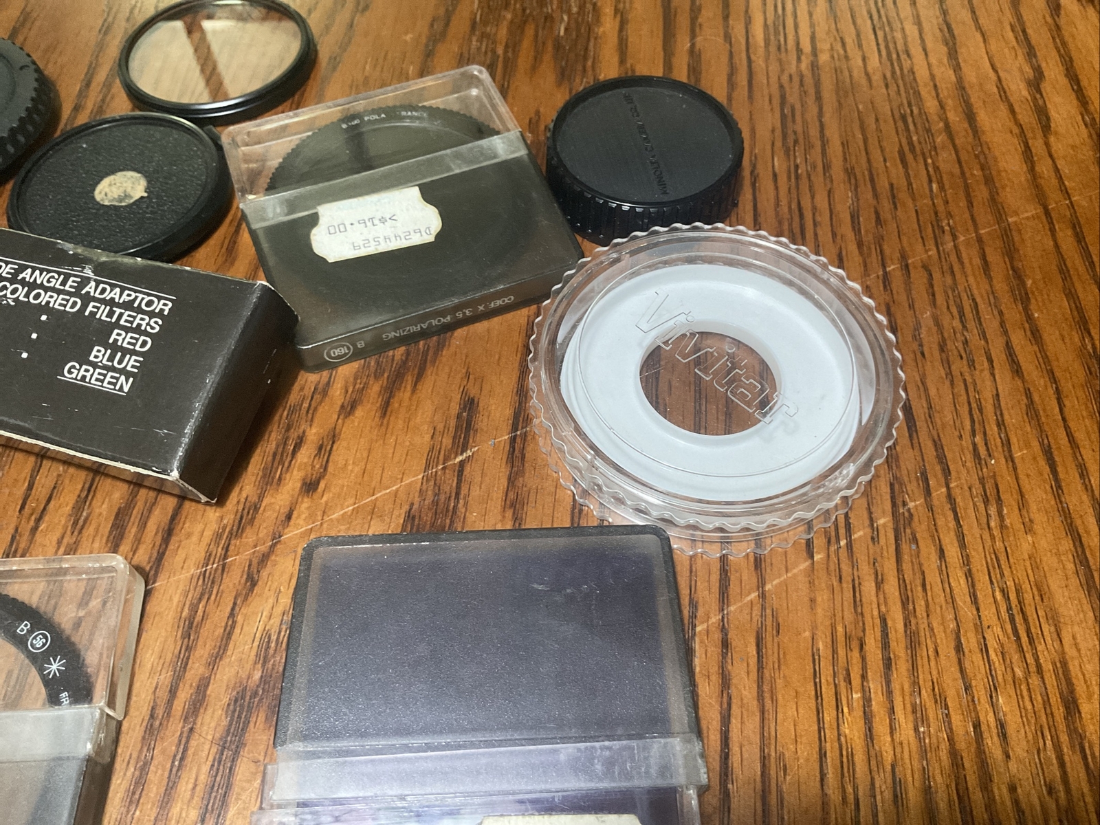 Lot of Camera Accessories Adaptors Various Lens Filters Covers