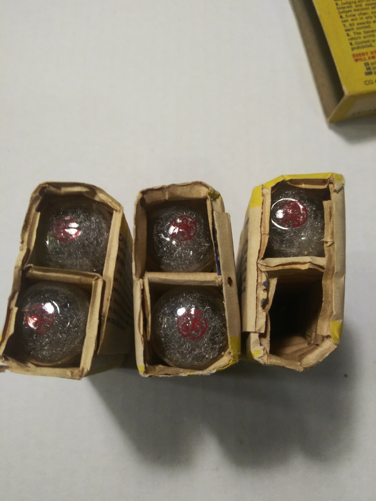 Vintage General Electric Power Mite M2 Flashbulbs 10 Bulbs & Box