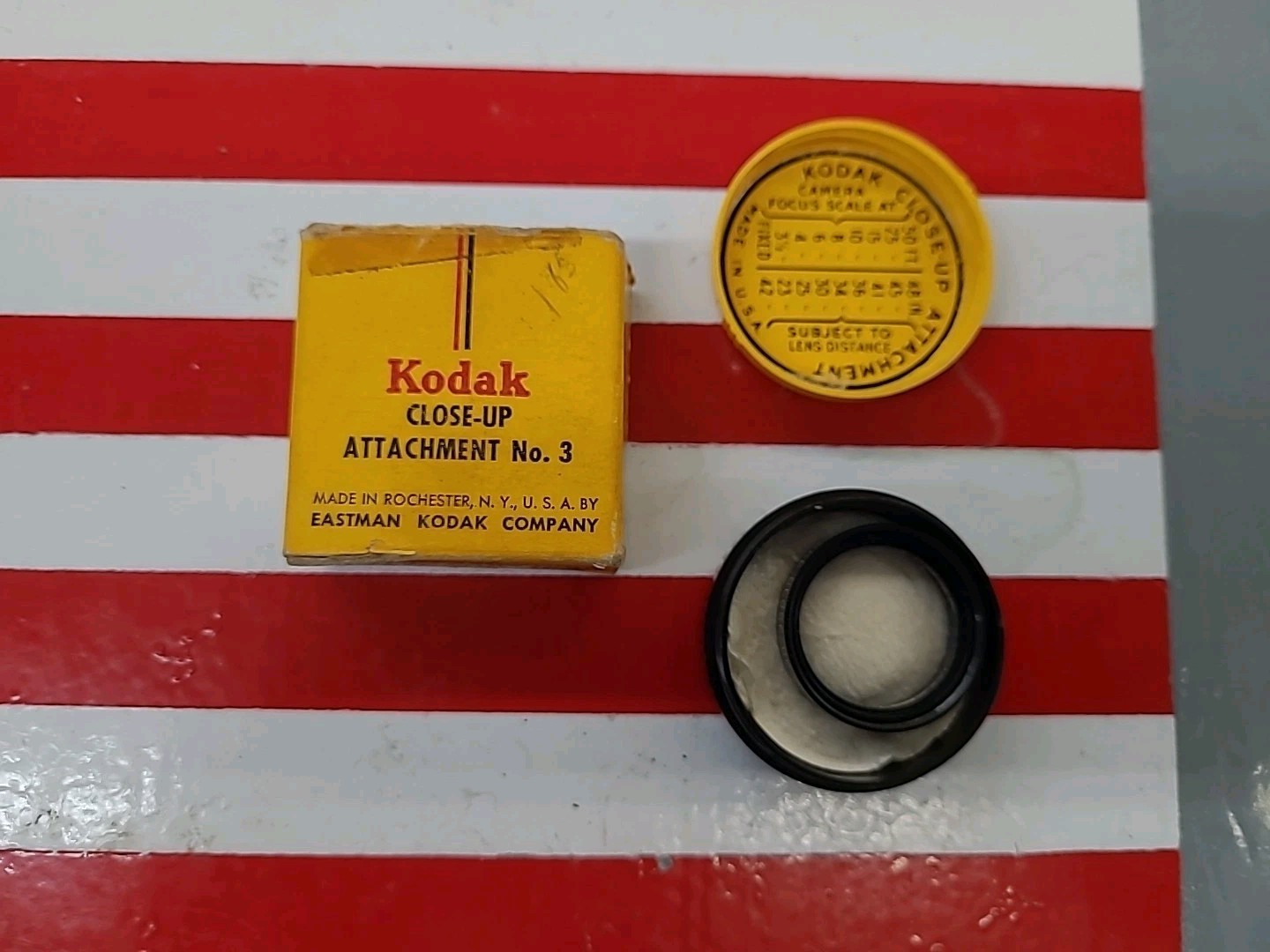 Vintage Kodak Close Up Attachment No. 3 Original Box