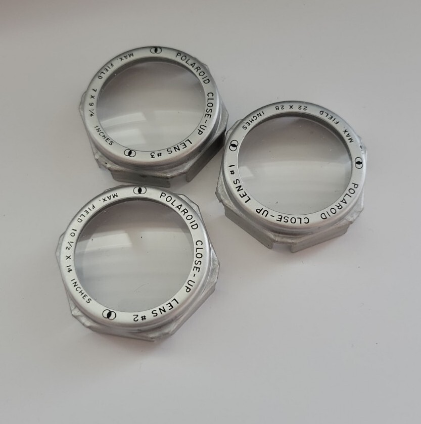 Vintage POLAROID Close Up Lens Kit # 540 w/ Original Measuring Tape