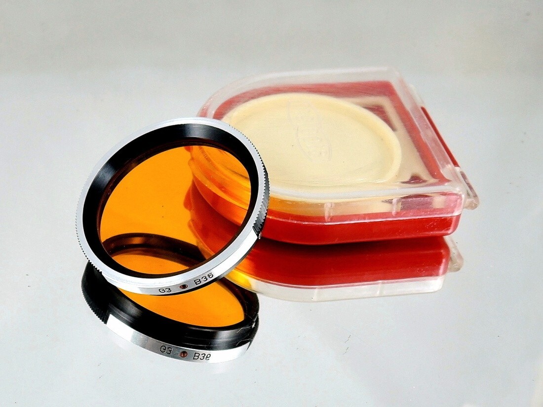 Flexaret G3 B36 Color Filter MEOPTA Genuine Accessories Bayonet Orange TOP