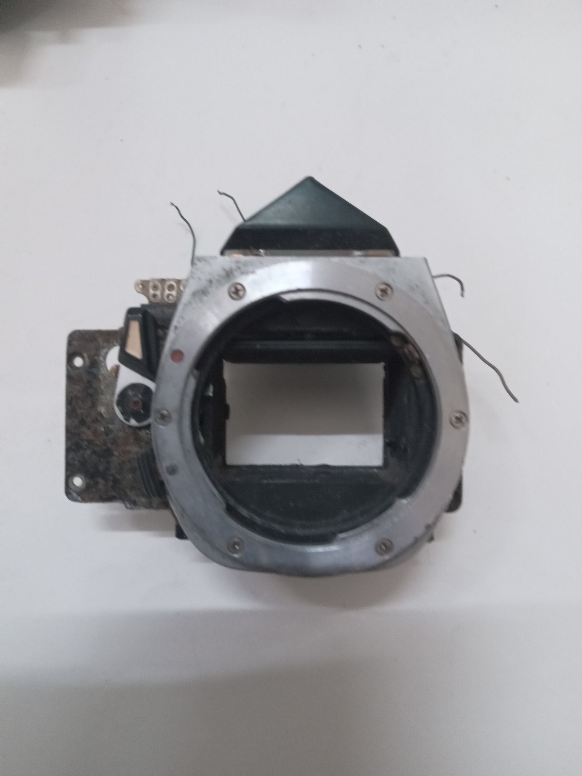 Pentax ME / MX Mirror Box Assembly W Prism & Screen Original Used Spare Part.
