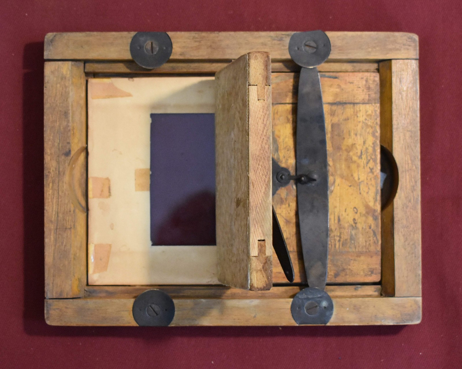 Vintage Antique Unbranded wooden Negative Photography Glass Plate Film Holder