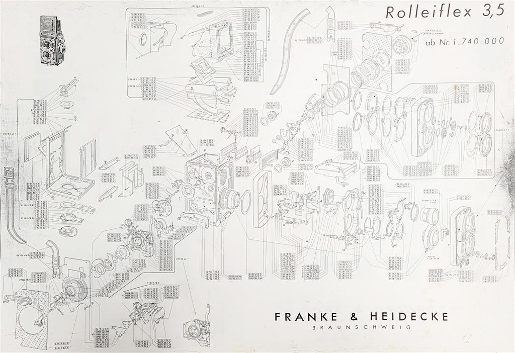 13X Rollei Rolleiflex & Rolleicord Posters C.90X60Cm